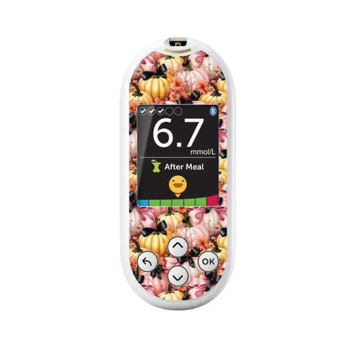 Peelz Patterned Pumpkins for OneTouch Verio Reflect Glucometer Peelz/Stickers