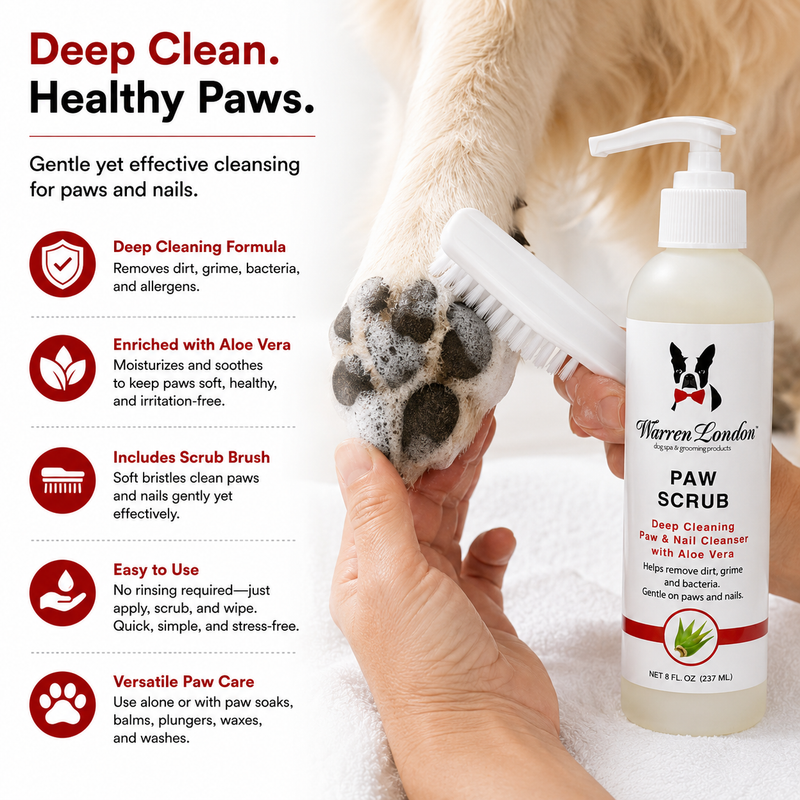 Warren London Paw Sani-Scrub - Paw and Nail Cleanser Spa Product