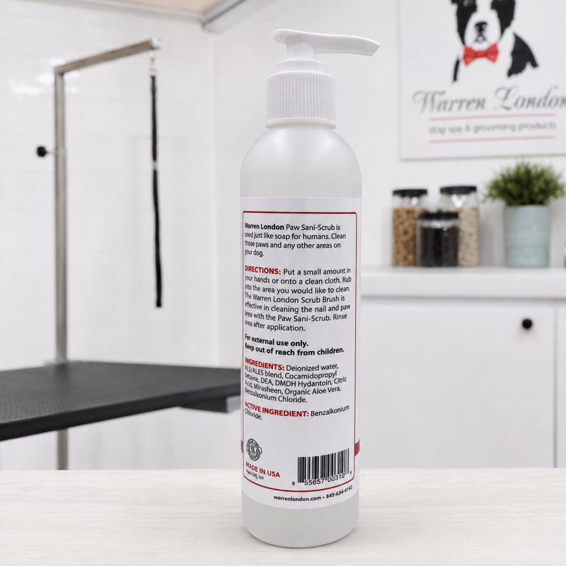 Warren London Paw Sani-Scrub - Paw and Nail Cleanser Spa Product