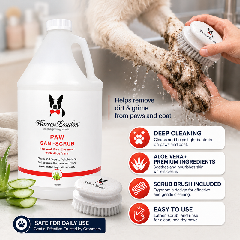Warren London Paw Sani-Scrub - Gallon - Paw and Nail Cleanser Spa Product