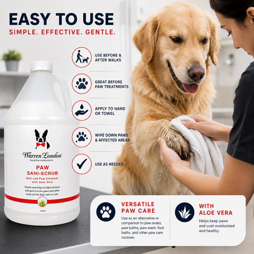 Warren London Paw Sani-Scrub - Gallon - Paw and Nail Cleanser Spa Product