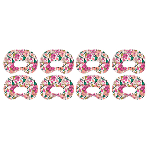 Peelz Peach Floral Medtronic Guardian Connect Patch Tape - Pump Peelz Patch Medical Tape