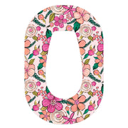 Peelz Peach Floral Dexcom G6 Patch Tape - Pump Peelz Patch Medical Tape