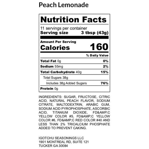 Igotchu Seasonings Igotchu Peach Lemonade Seasonings & Spices