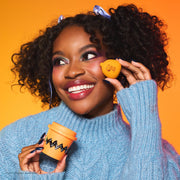 Profusion Cosmetics Peanuts Halloween | Pumpkin Blend Sponge Set w/ Holder accessories
