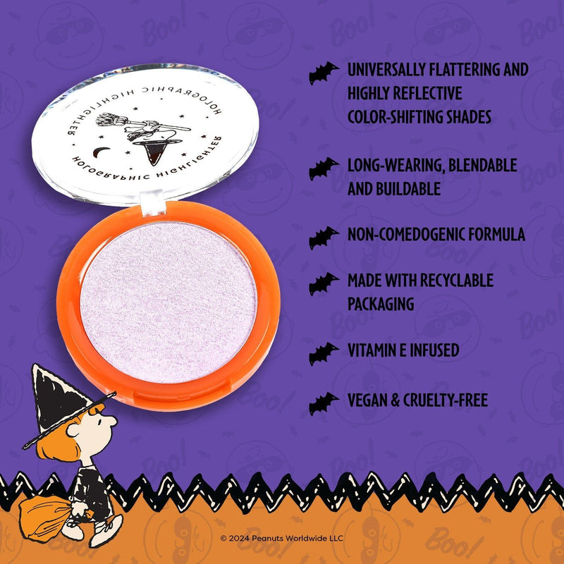 Profusion Cosmetics Peanuts Halloween | Spooktacular Glow Holographic Highlighter Face