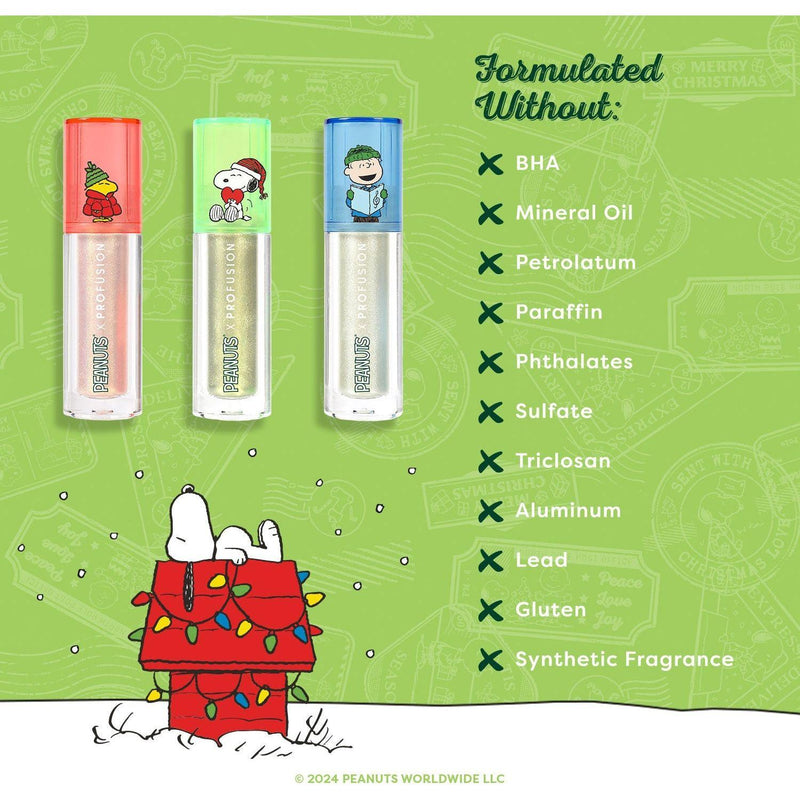 Profusion Cosmetics Peanuts Holiday | Holiday Lights Chrome Topper Set Eye