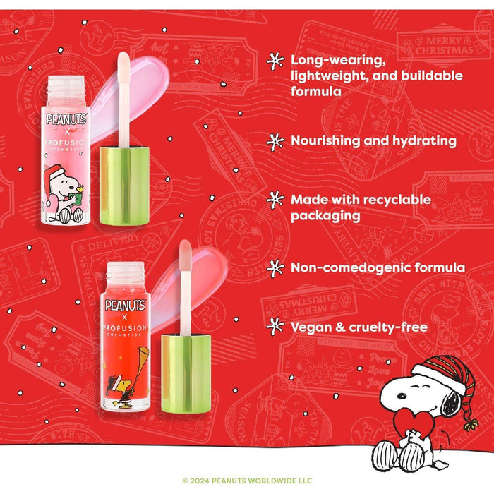 Peanuts Holiday | Warm Wishes Nourishing Lip Oil Duo