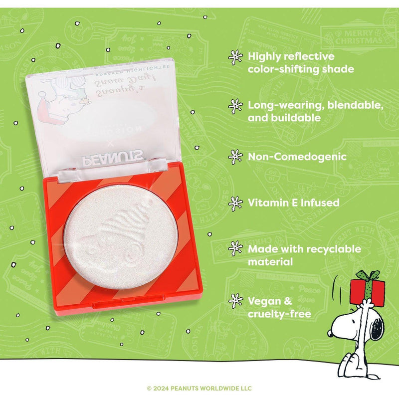 Profusion Cosmetics Peanuts Holiday | Snoopy's Snow Day Pressed Highlighter Face