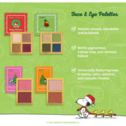 Profusion Cosmetics Peanuts Holiday | Merry Christmas Charlie Brown Vanity Set Eye
