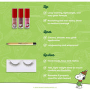 Profusion Cosmetics Peanuts Holiday | Merry Christmas Charlie Brown Vanity Set Eye