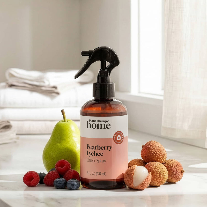 Plant Therapy Pearberry Lychee Linen Spray Household