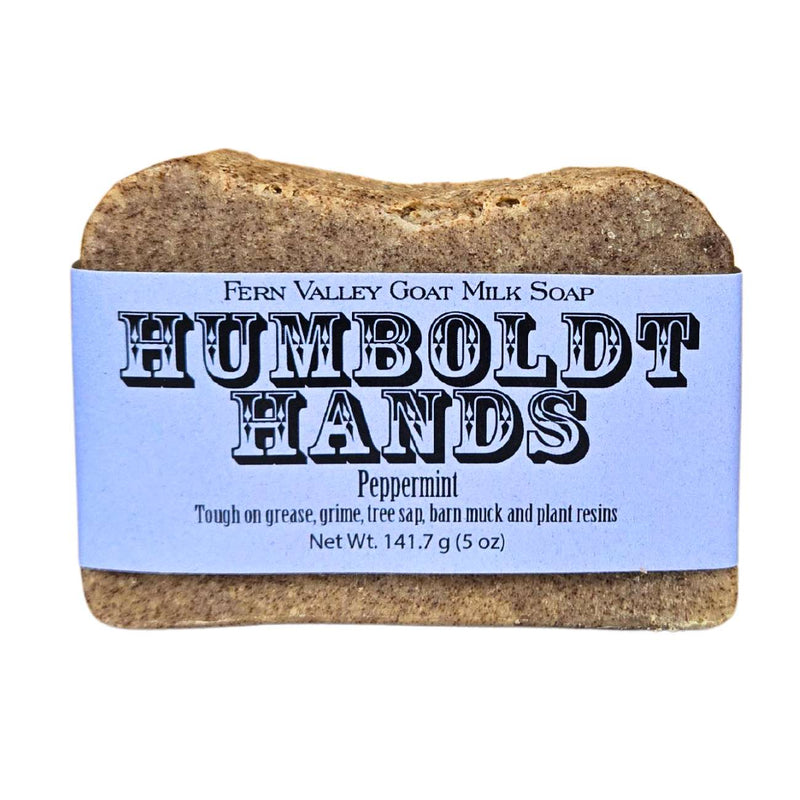 Fern Valley Soap Natural Goat Milk Soap | Humboldt Hands Heavy-Duty Hand Cleaner | Peppermint Goat Milk Soap