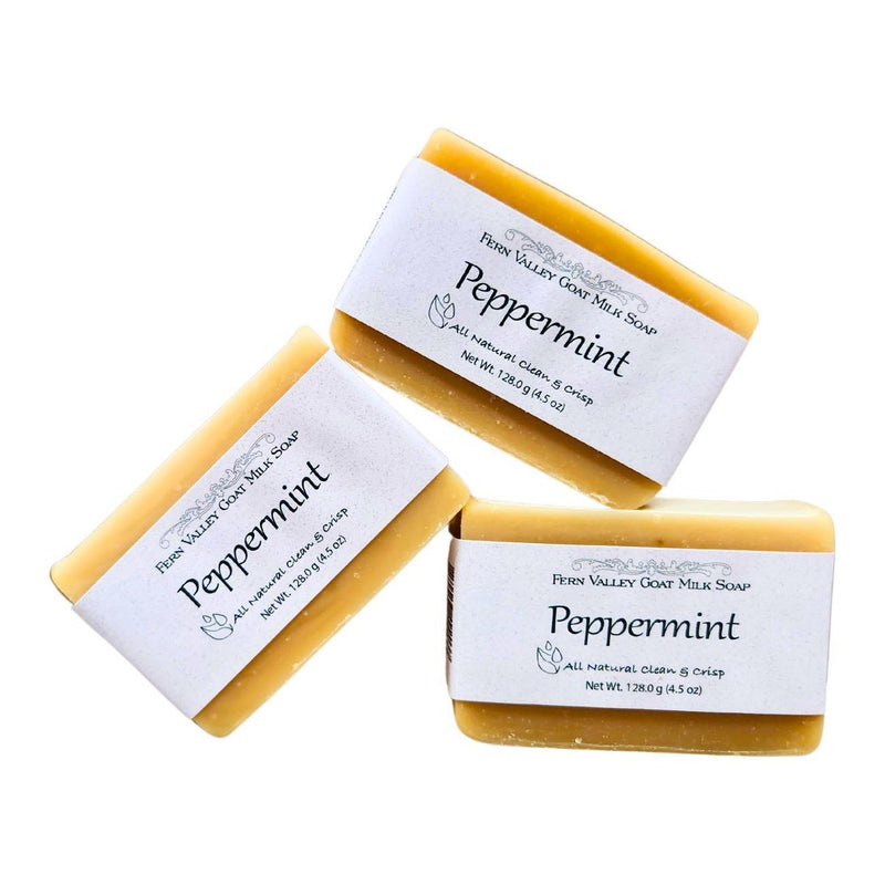 Fern Valley Soap Handmade Goat Milk Soap | All Natural Peppermint Goat Milk Soap