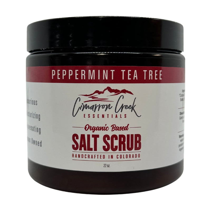 Cimarron Creek Essentials Peppermint Organic Salt Scrub Bath & Body