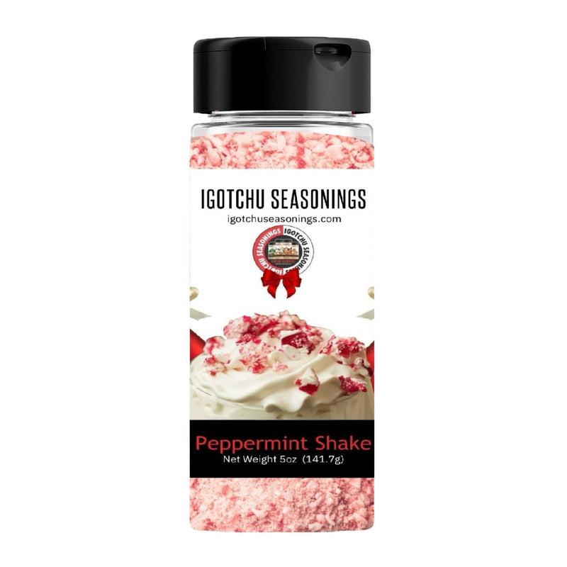 Igotchu Seasonings Peppermint Shake 5.5 oz  Holiday Limited Edition