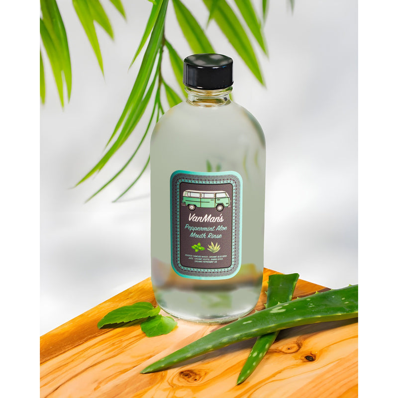 VanMan VanMan's Peppermint Aloe Mouth Rinse - 8 oz