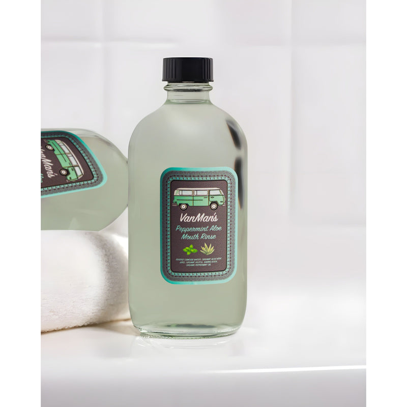 VanMan VanMan's Peppermint Aloe Mouth Rinse - 8 oz