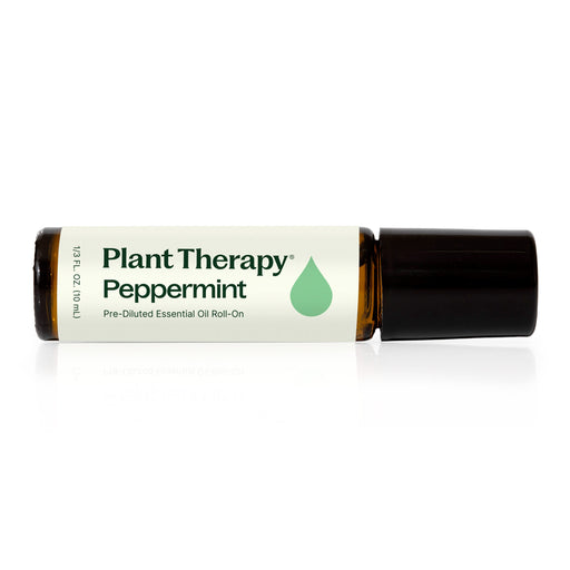 Plant Therapy Peppermint Essential Oil Pre-Diluted Roll-On Essential Oil