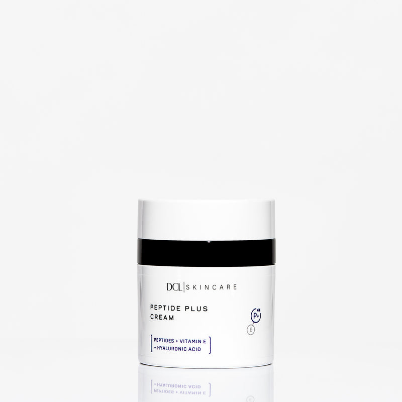 DCL Skincare Peptide Plus Cream jar
