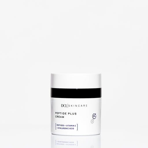 DCL Skincare Peptide Plus Cream jar