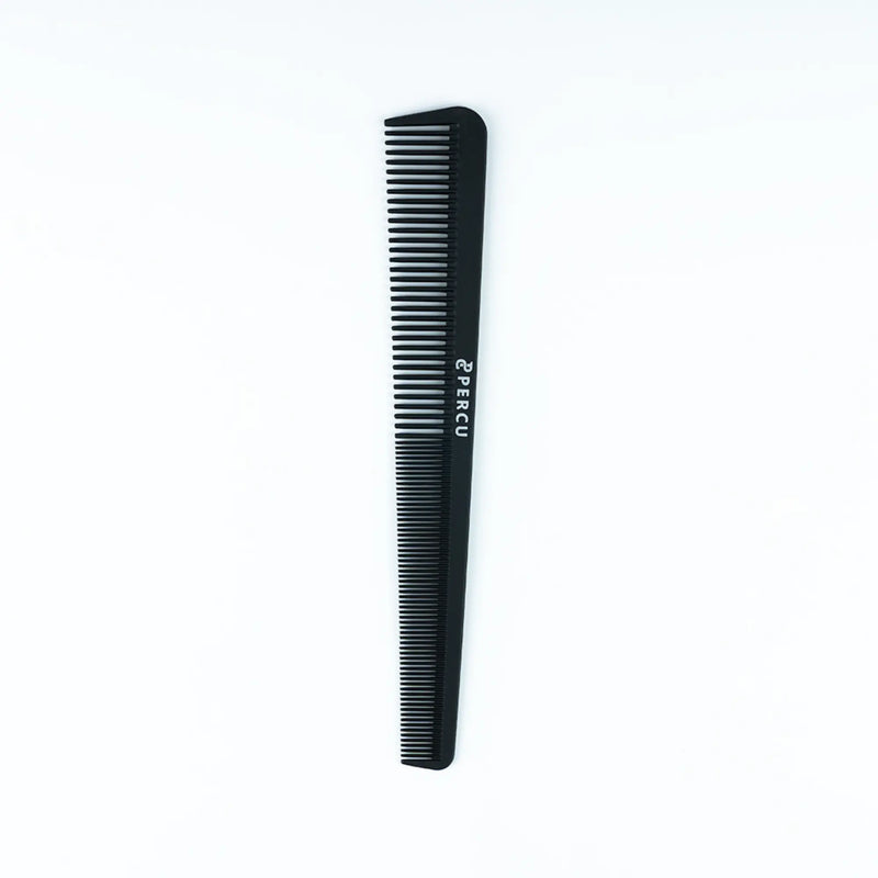 Vip Barber Supply Percu Carbon Tapering Comb #PC-018 Tapering Comb White Smoke