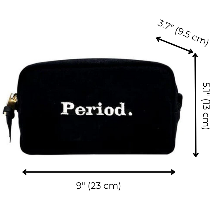 Bag-All - Stylish Sanitary Pouch, Black