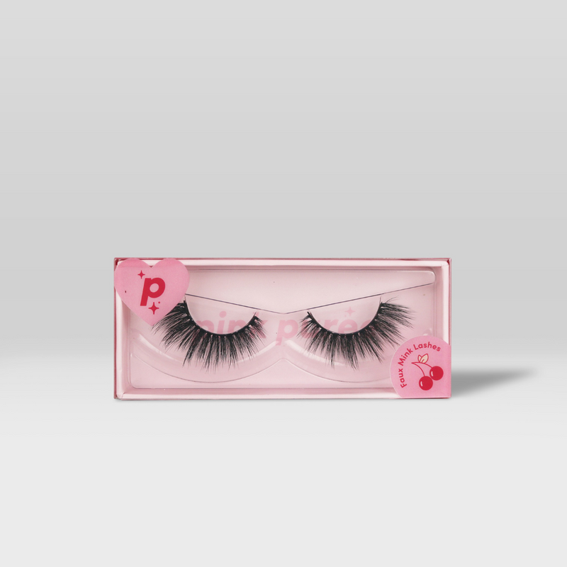 Pink Purée Petal Faux Mink Lashes