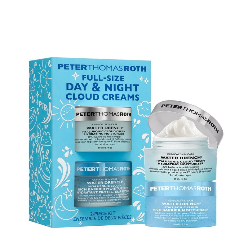 Nava Beauty Peter Thomas Roth Full-Size Day & Night Cloud Creams Duo Skincare White Smoke