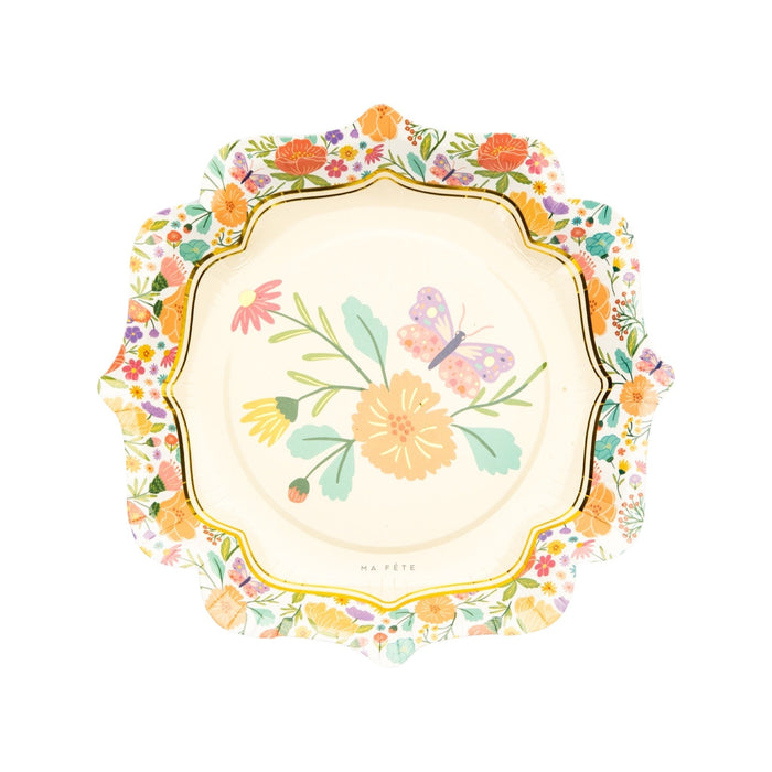 Tea Party Dinner Plates (8)