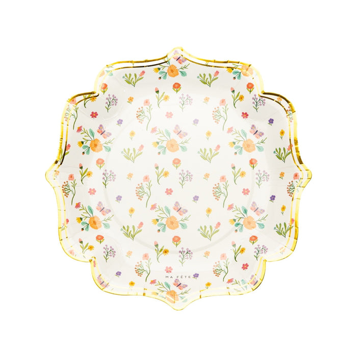 Tea Party Dinner Plates (8)