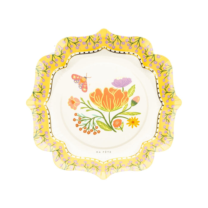 Tea Party Dinner Plates (8)