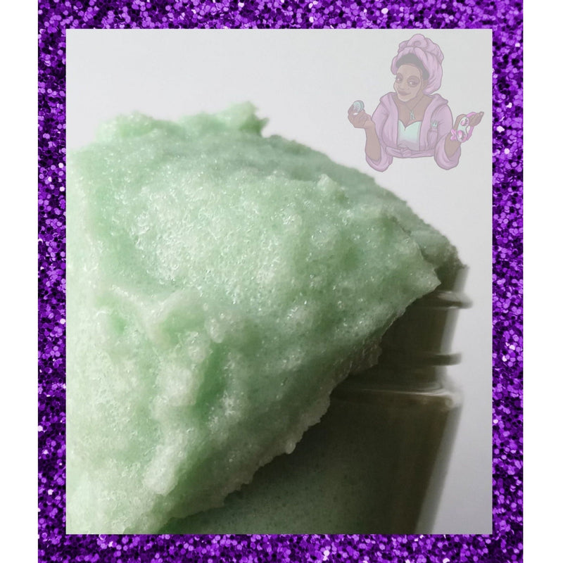 KaziRokz Cucumber Melon Hemp Foaming Body Scrub 8oz (100% Vegan /Cruelty Free)Natural Skin polisher. Pain management/ pain relief. Skin Care