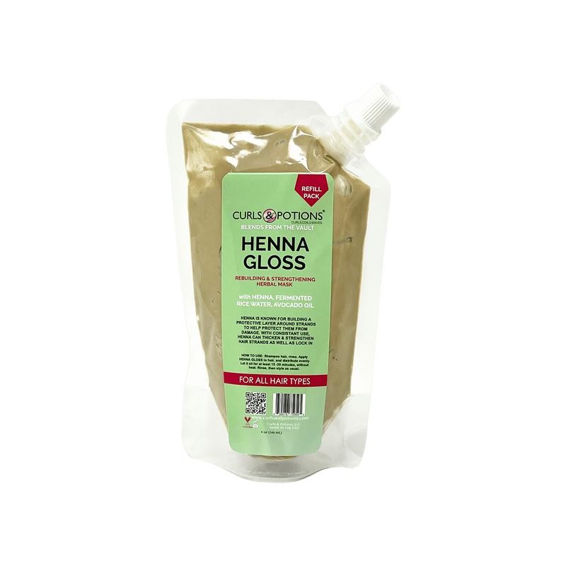 Curls & Potions Blends Rebuilding & Strengthening Henna Gloss Conditioner