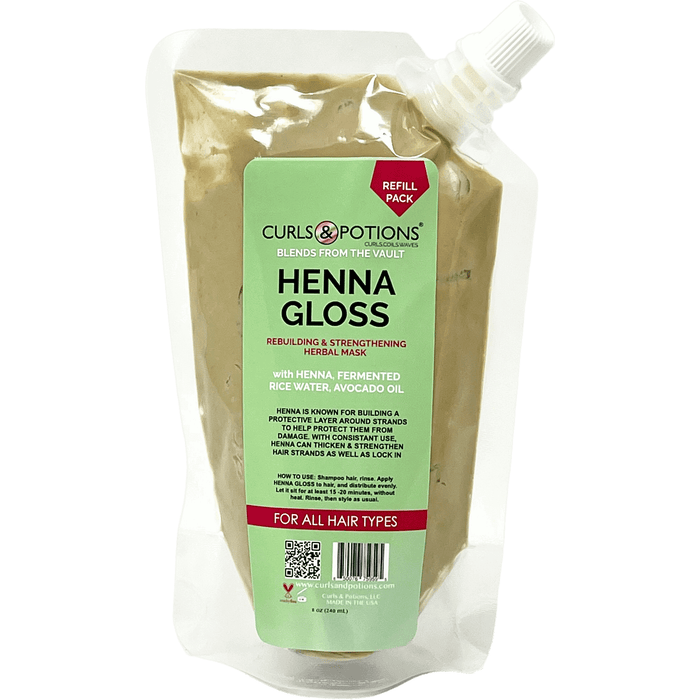 Curls & Potions Blends Rebuilding & Strengthening Henna Gloss