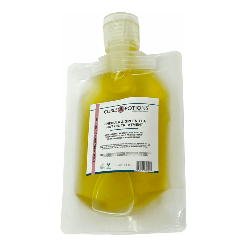 Curls & Potions Chebula & Green Tea Hot Oil Treatment hot oil treatment