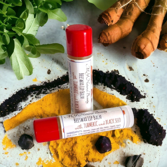 TURMERIC and BLACK SEED | Beeswax Lip Balm (Moisturizer)