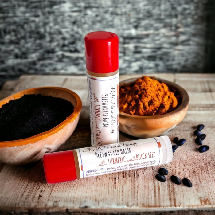 TURMERIC and BLACK SEED | Beeswax Lip Balm (Moisturizer) 15oz