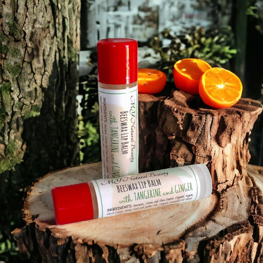 My Natural Beauty TANGERINE & GINGER | Beeswax Lip Balm (Moisturizer) 1,4oz