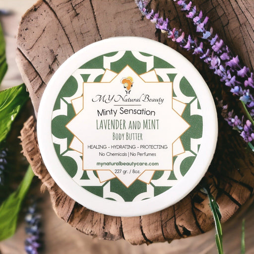 My Natural Beauty All Natural MINT | LAVENDER Body Butter 8oz