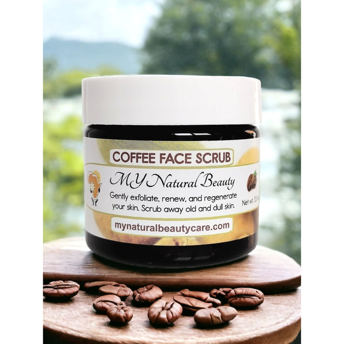 My Natural Beauty Coffee Face Scrub (Gentle Exfoliator) 3.5 oz