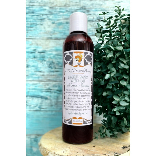 My Natural Beauty DANDRUFF (OREGANO & ROSEMARY) SHAMPOO | OILY Scalp 8oz