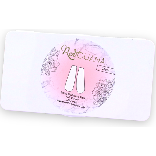 Red Iguana LLC Soft Gel Long Ballerina Tips / Full Cover Nail Tips