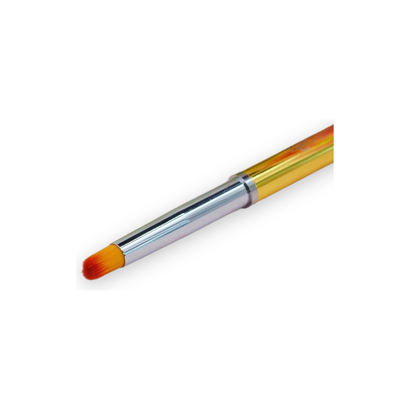 Red Iguana LLC Nail Art Gradient Rounded Brush Nail Art Brush