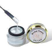 Red Iguana LLC Bridal Pearls French Gel Paint Nail Art