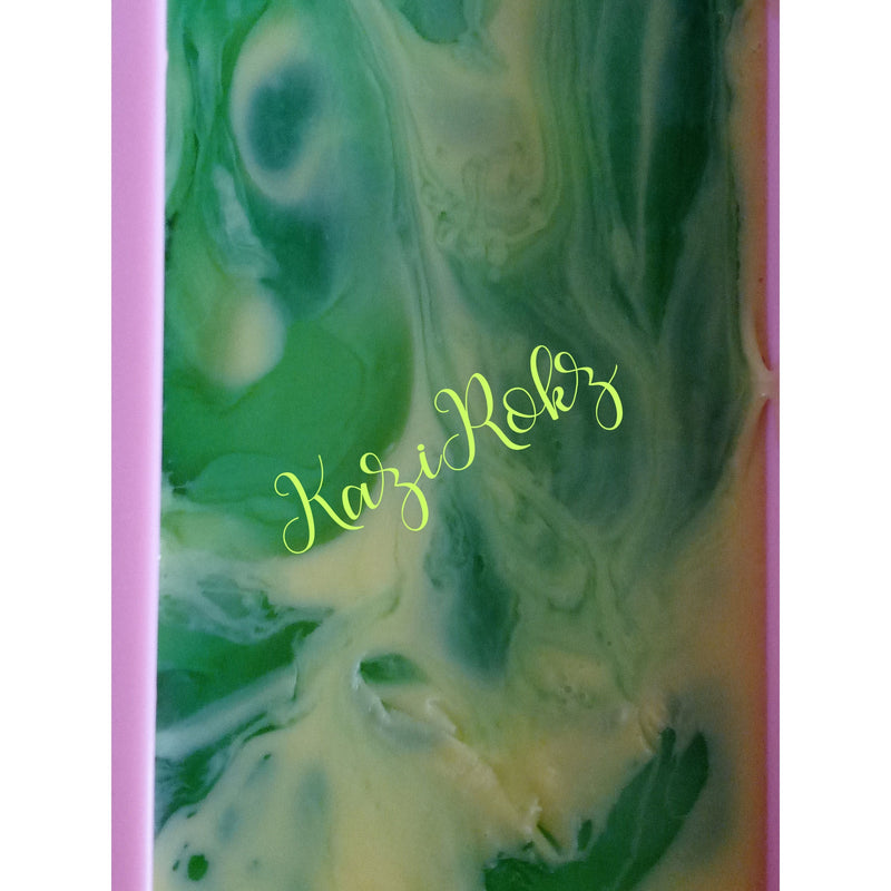 KaziRokz Cucumber Melon Hemp Bar Soap (100% Vegan / Cruelty Free)