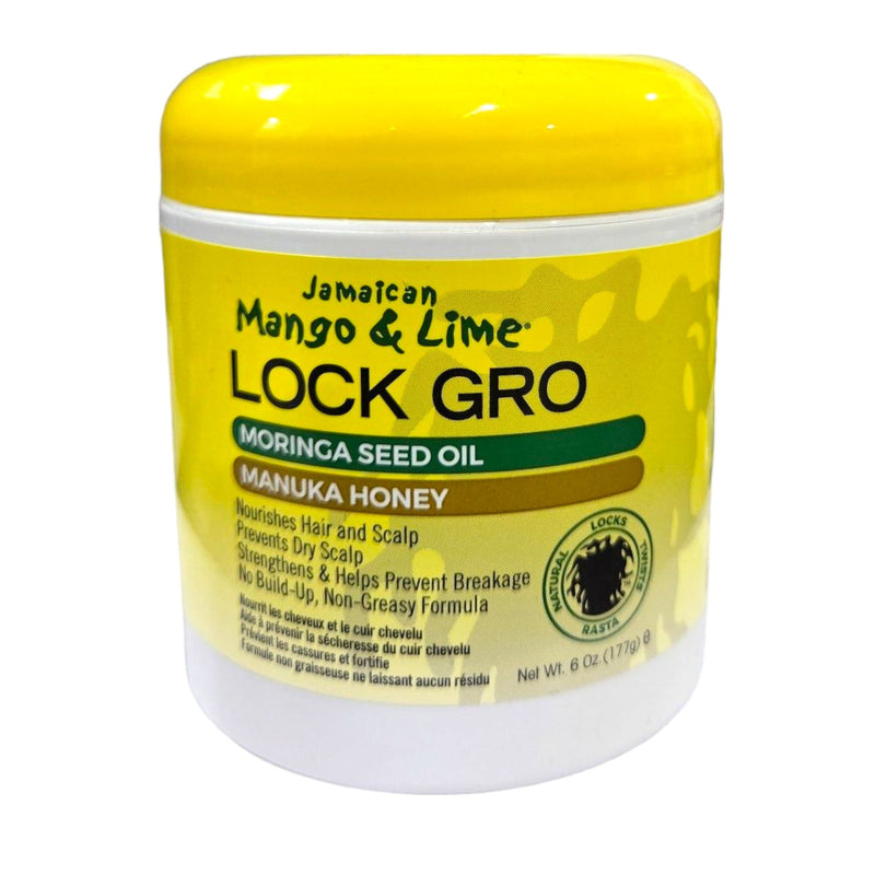 Mill's Beauty Supply Jamaican Mango & Lime Lock Gro Moringa Seed Oil Manuka Honey Hair and Scalp Treatment