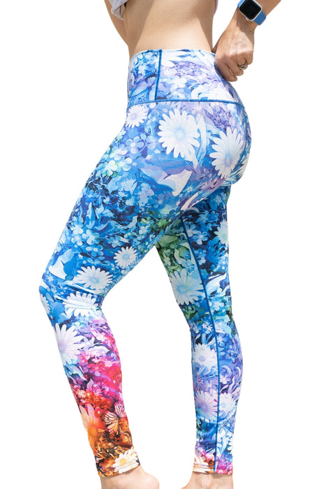 Floral Burst Yoga Pants