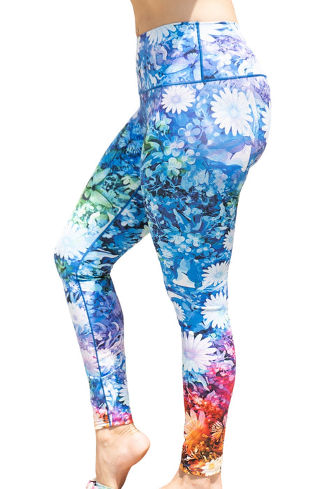 Floral Burst Yoga Pants