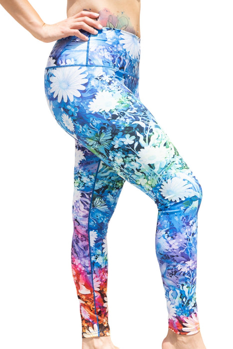 Floral Burst Yoga Pants